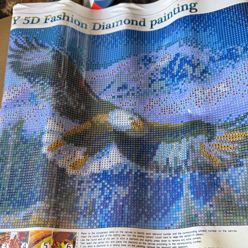★ Eagle Mountain Diamond Painting Kit 5D Full Drill DIY Craft Art